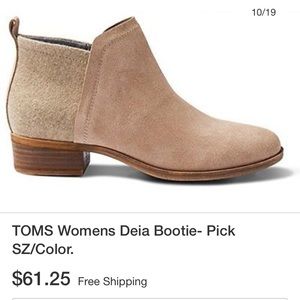 Tom’s Deia bootie